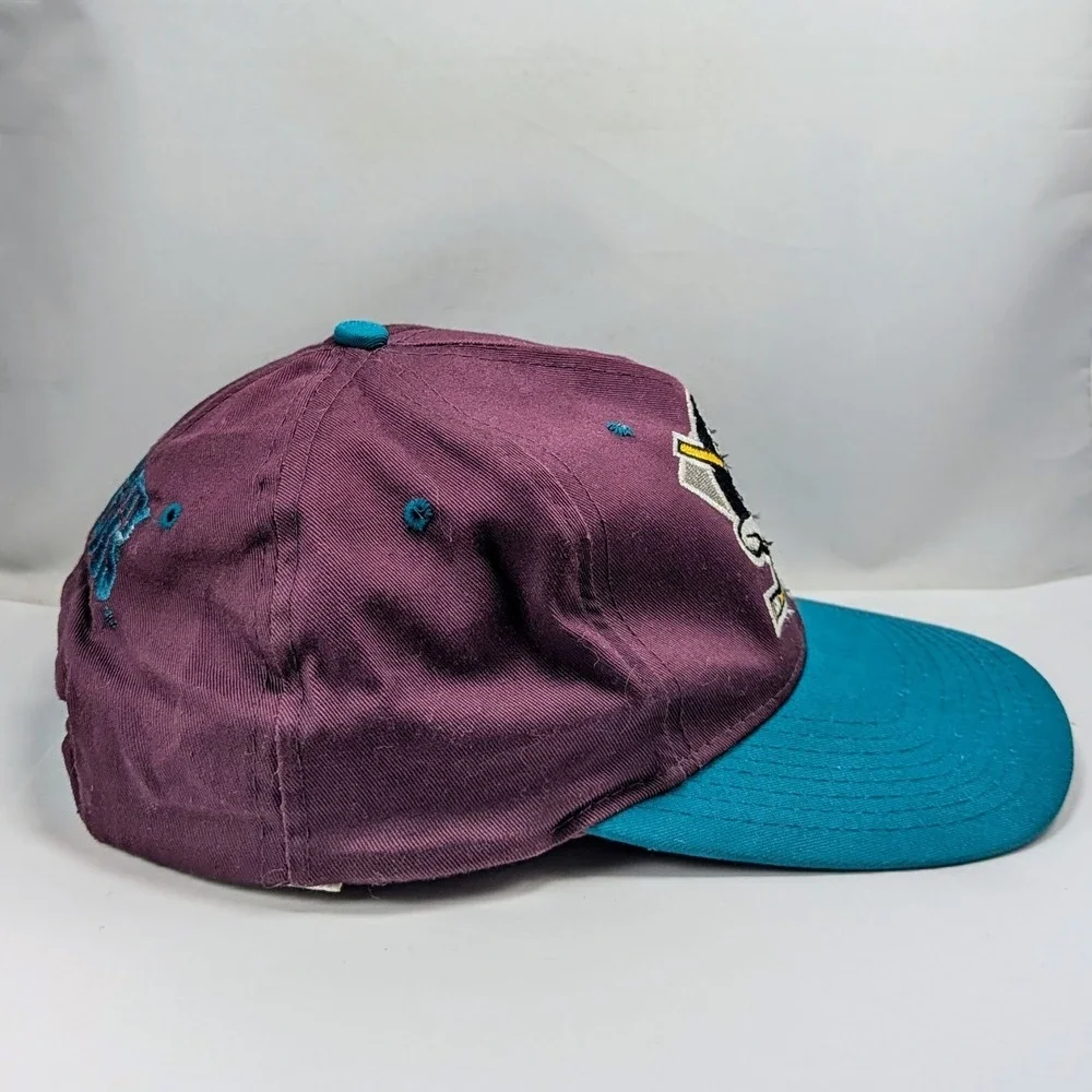 Mighty‎ Ducks Disney NHL C Competitor Ice Hockey Vintage 90s Snapback Hat Cap